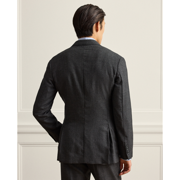 Glenn Hand-Tailored Plaid Cashmere Suit