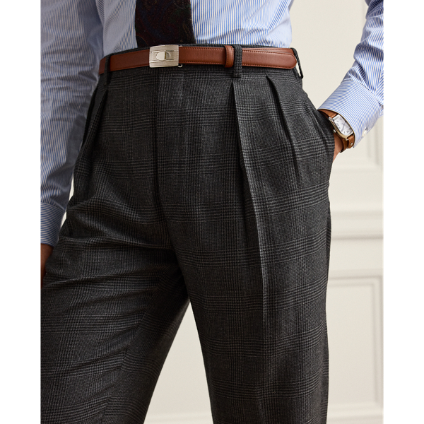 Glenn Hand-Tailored Plaid Cashmere Suit