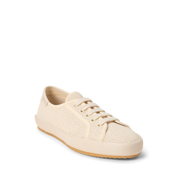 Sneaker Bayston aus Baumwollpiqu&eacute; Ralph Lauren Collection in Klassisch-Creme 2