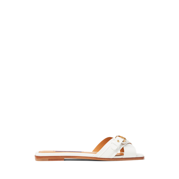 Eadith Welington Calfskin Sandal Ralph Lauren Collection 1