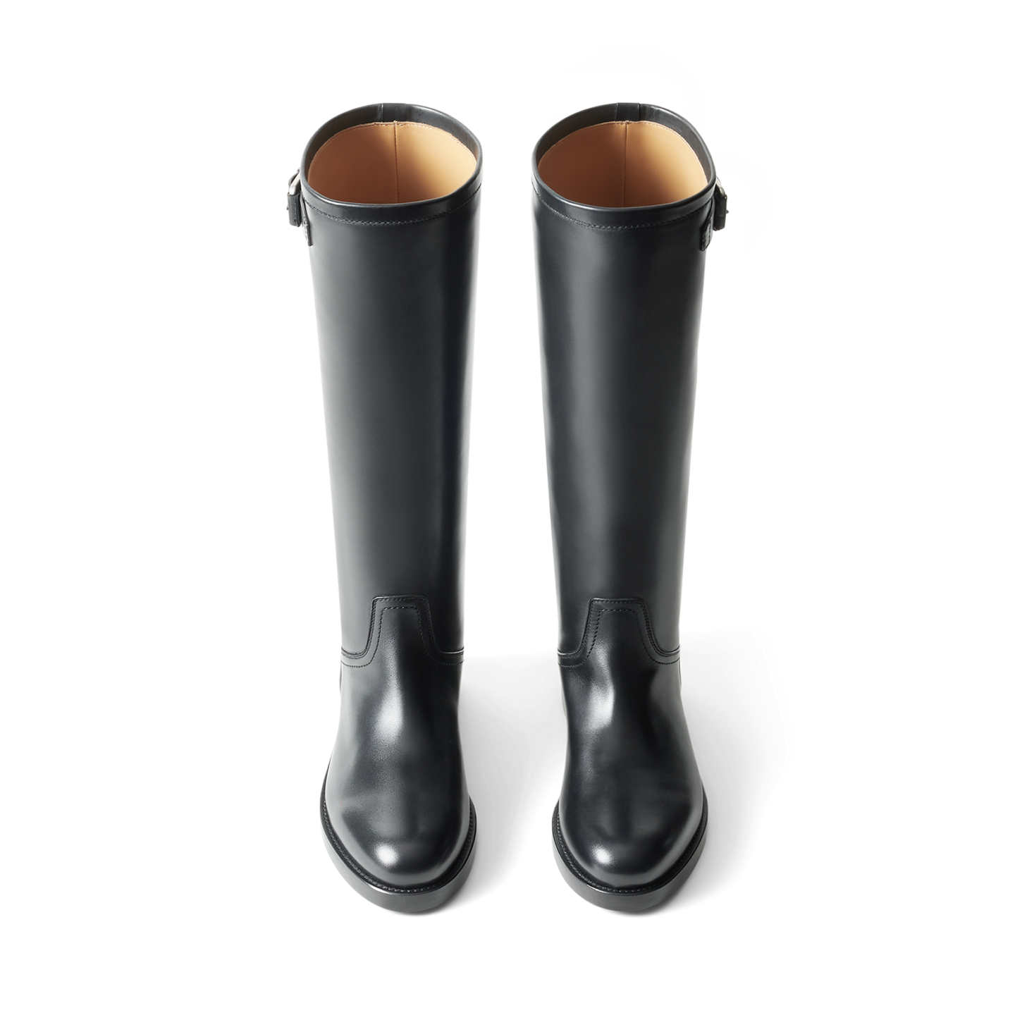 Женские ботинки Ralph Lauren Sawyer Calfskin, цвет: Чёрный — фото 3