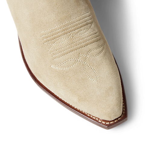 Женские ботинки Ralph Lauren Chilton 40 MM Calf-Suede Cowboy, цвет: Рыжевато-коричневый