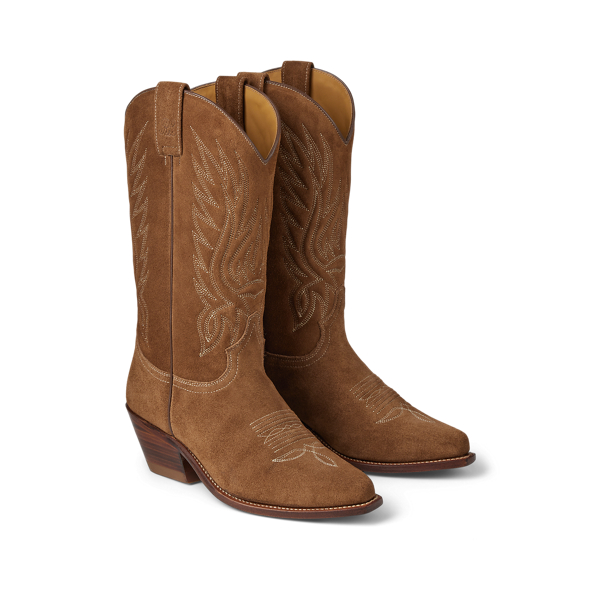 Chilton 40 MM Calf-Suede Cowboy Boot