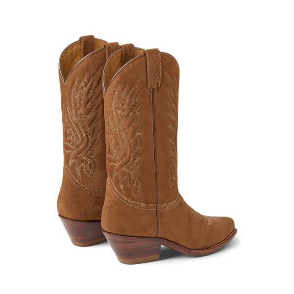 Chilton 40 MM Calf-Suede Cowboy Boot