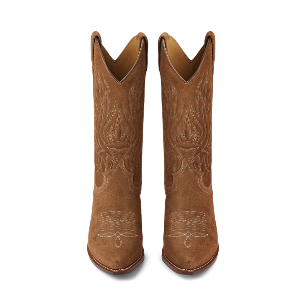Chilton 40 MM Calf-Suede Cowboy Boot