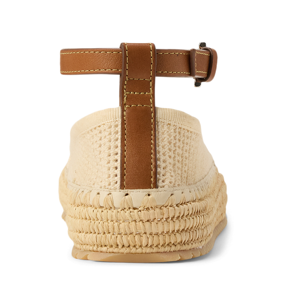 Astred Calfskin-Trim Mesh Flat
