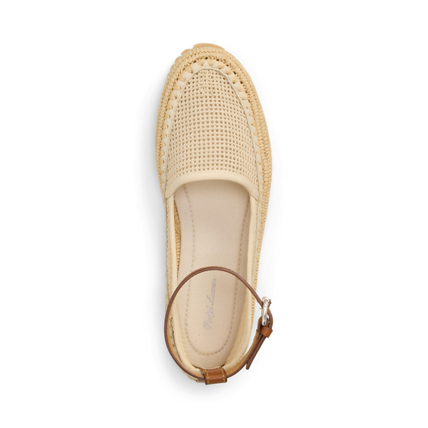 Astred Calfskin-Trim Mesh Flat