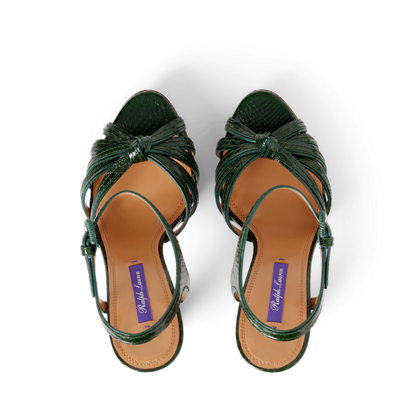 Plateausandale Kieran aus Schlangenleder