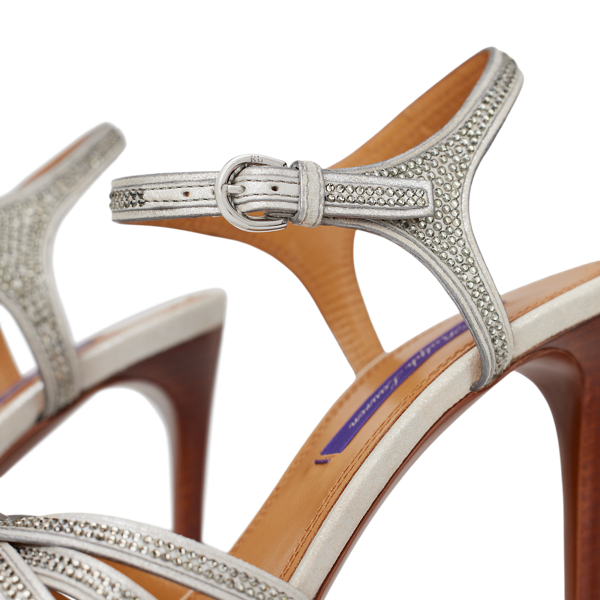 Kieran 95 MM Embellished Suede Sandal