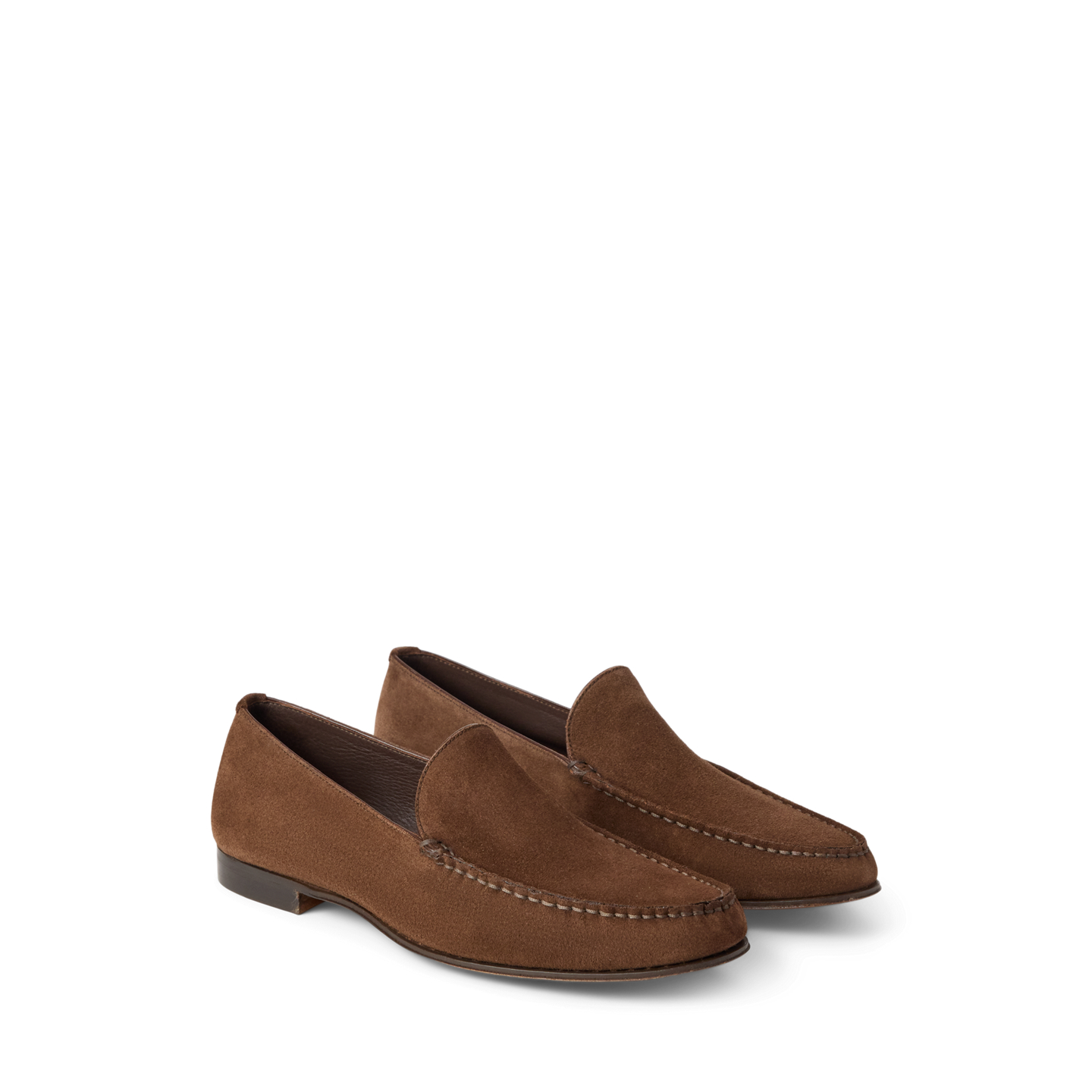 Женские туфли Ralph Lauren Darcey Calf-Suede Loafer, цвет: Светло-коричневый — фото 2