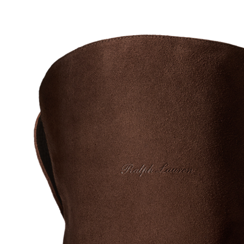 Женские ботинки Ralph Lauren Harlee 55 MM Calf-Suede, цвет: Светло-коричневый