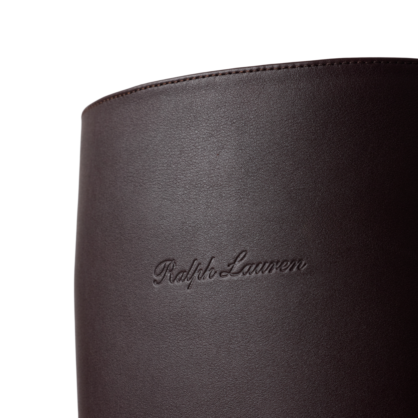 Женские ботинки Ralph Lauren Bryne 95 MM Calfskin Boot, цвет: Шоколадный — фото 1