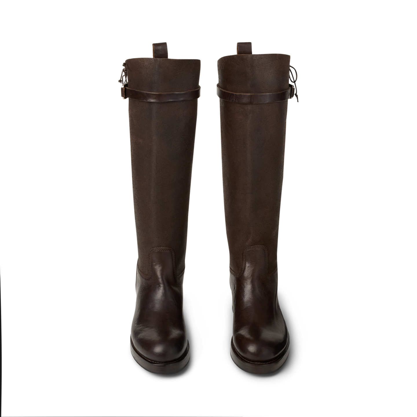 Женские ботинки Ralph Lauren Ward Vachetta Leather Engineer Boot, цвет: Шоколадный — фото 4