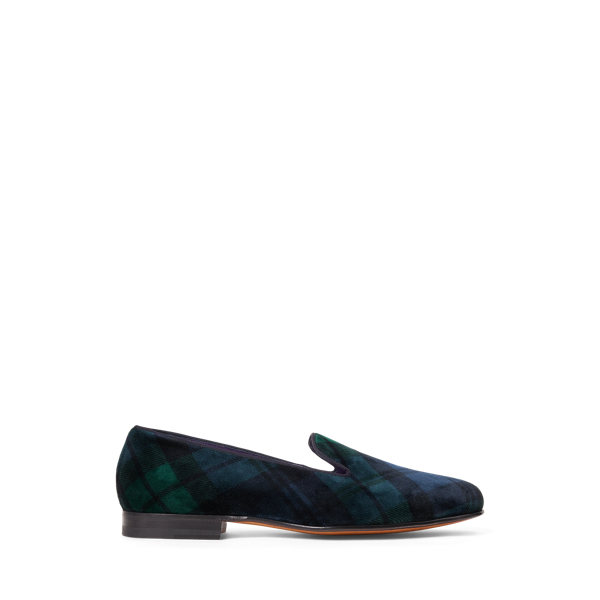 Blackwatch Tartan Alonzo Velvet Slipper Purple Label 1