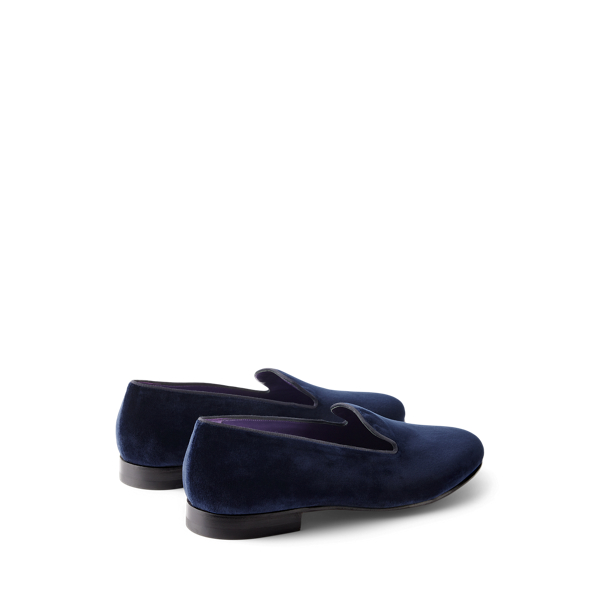 Samtslipper Alonzo Purple Label in Classic Chairman Navy 4