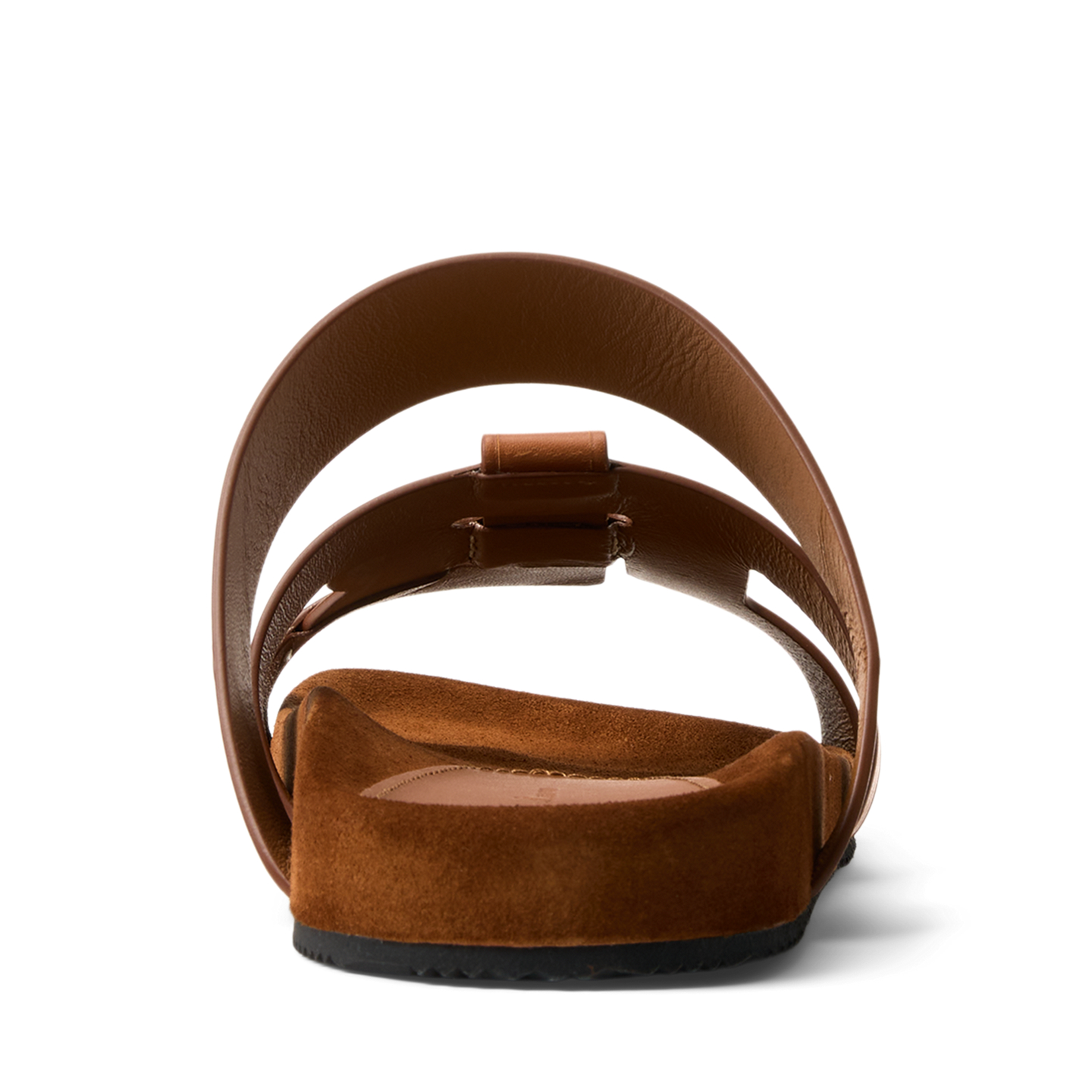 Мужские сандалии Ralph Lauren Fisher Calfskin Slide Sandal, цвет: Золотой — фото 2