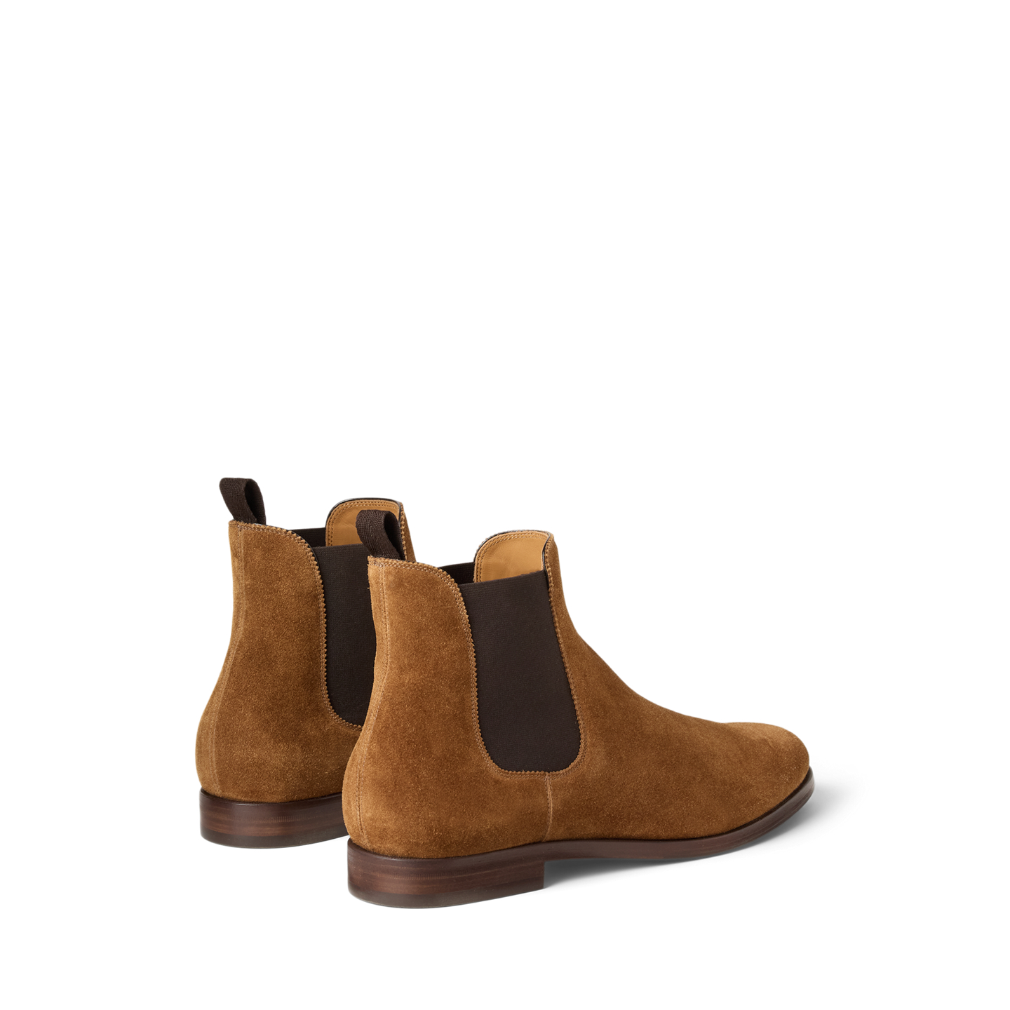 Мужские ботинки Ralph Lauren Grantly Calf-Suede Chelsea Boot, цвет: Какао — фото 3