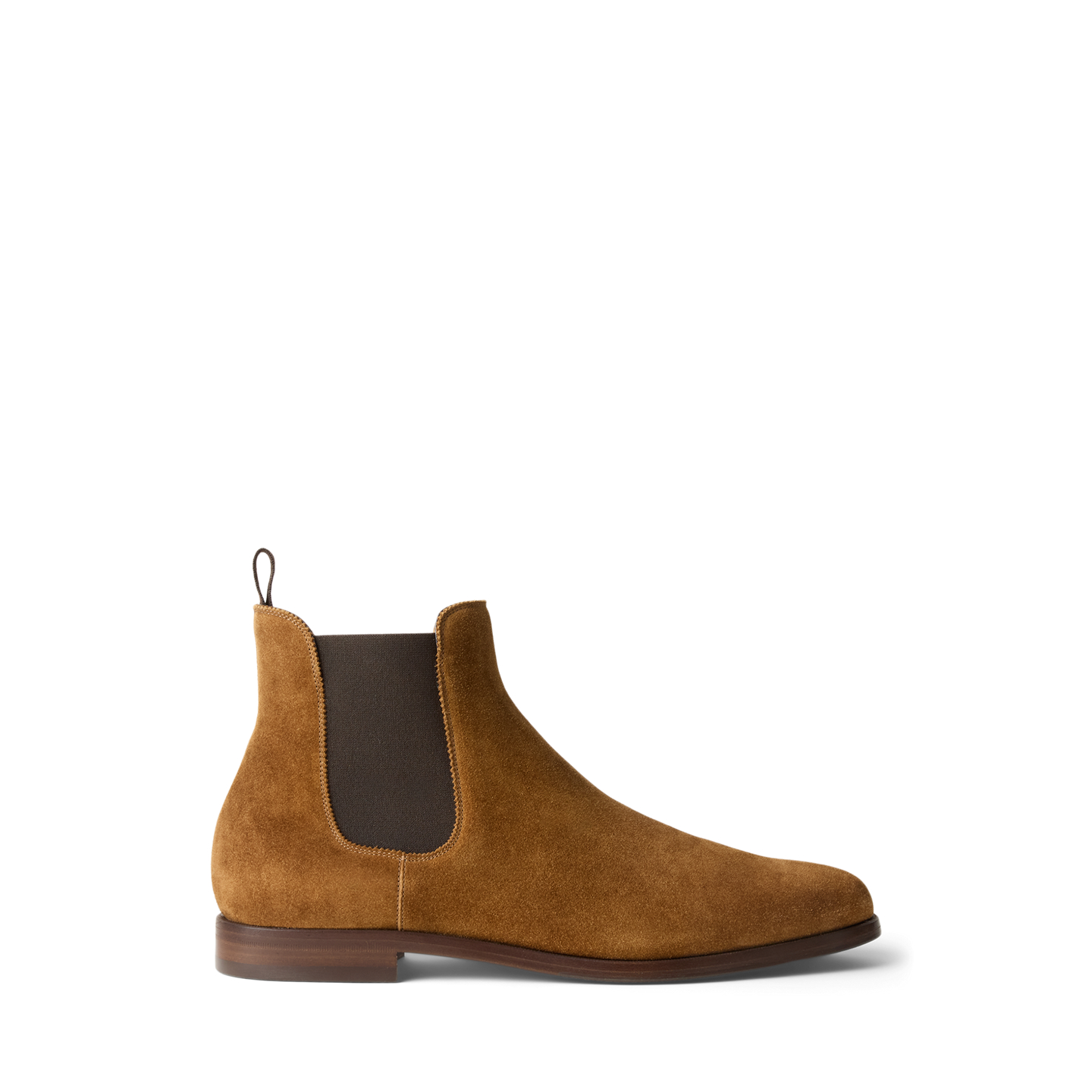 Мужские ботинки Ralph Lauren Grantly Calf-Suede Chelsea Boot, цвет: Какао — фото 5