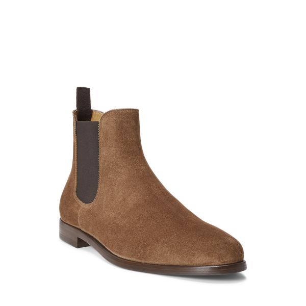 Chestnut Brown Grantly Calf-Suede Chelsea Boot Purple Label 2