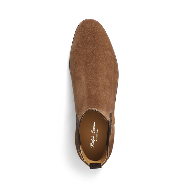 Chestnut Brown Grantly Calf-Suede Chelsea Boot Purple Label 4