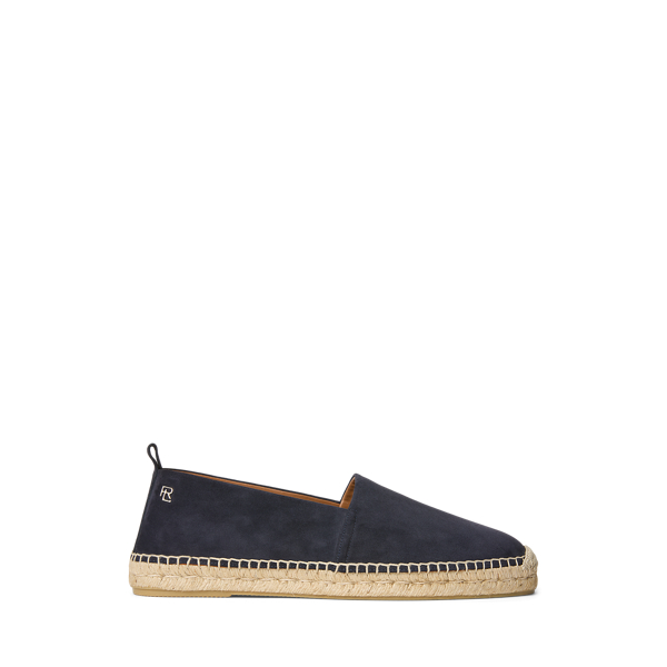 Navy Bowsworth Suede Espadrille Purple Label 1