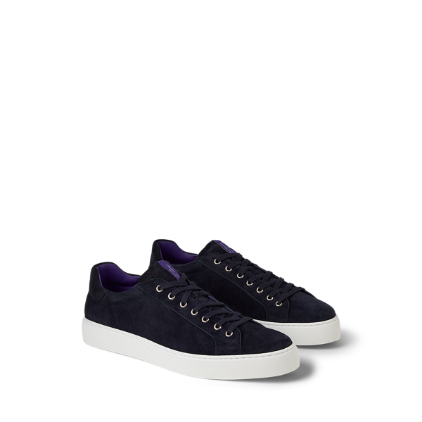 Classic Chairman Navy Severn Calf-Suede Sneaker Purple Label 3