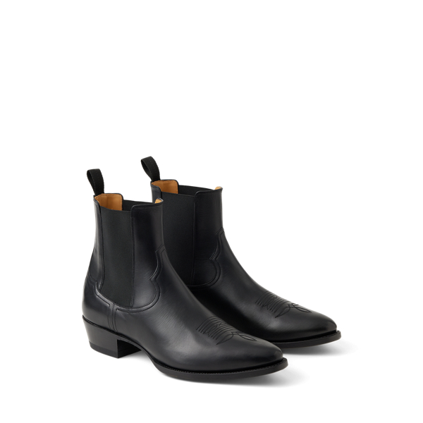 Leather Chelsea Western Boot