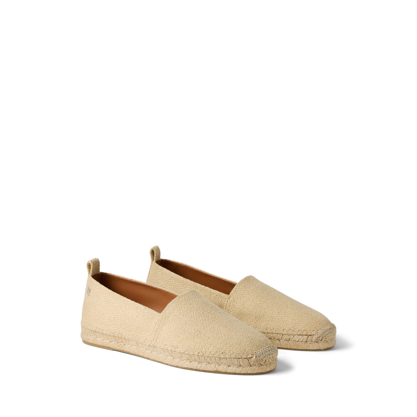 Мужские сандалии Ralph Lauren Bosworth Silk Herringbone Espadrille, цвет: Песочный — фото 2