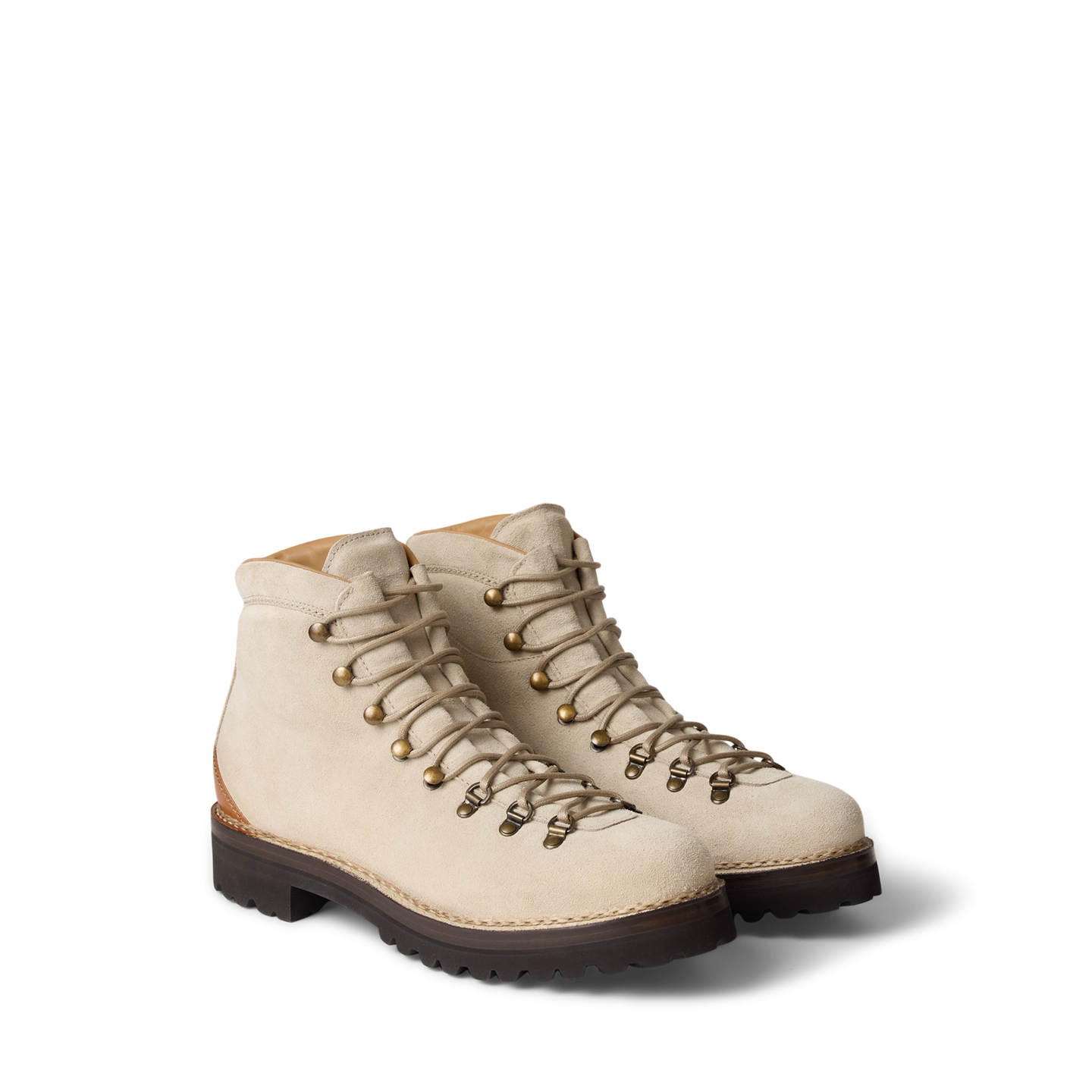 Мужские ботинки Ralph Lauren Darrow Calf-Suede Boot, цвет: Глиняный — фото 2