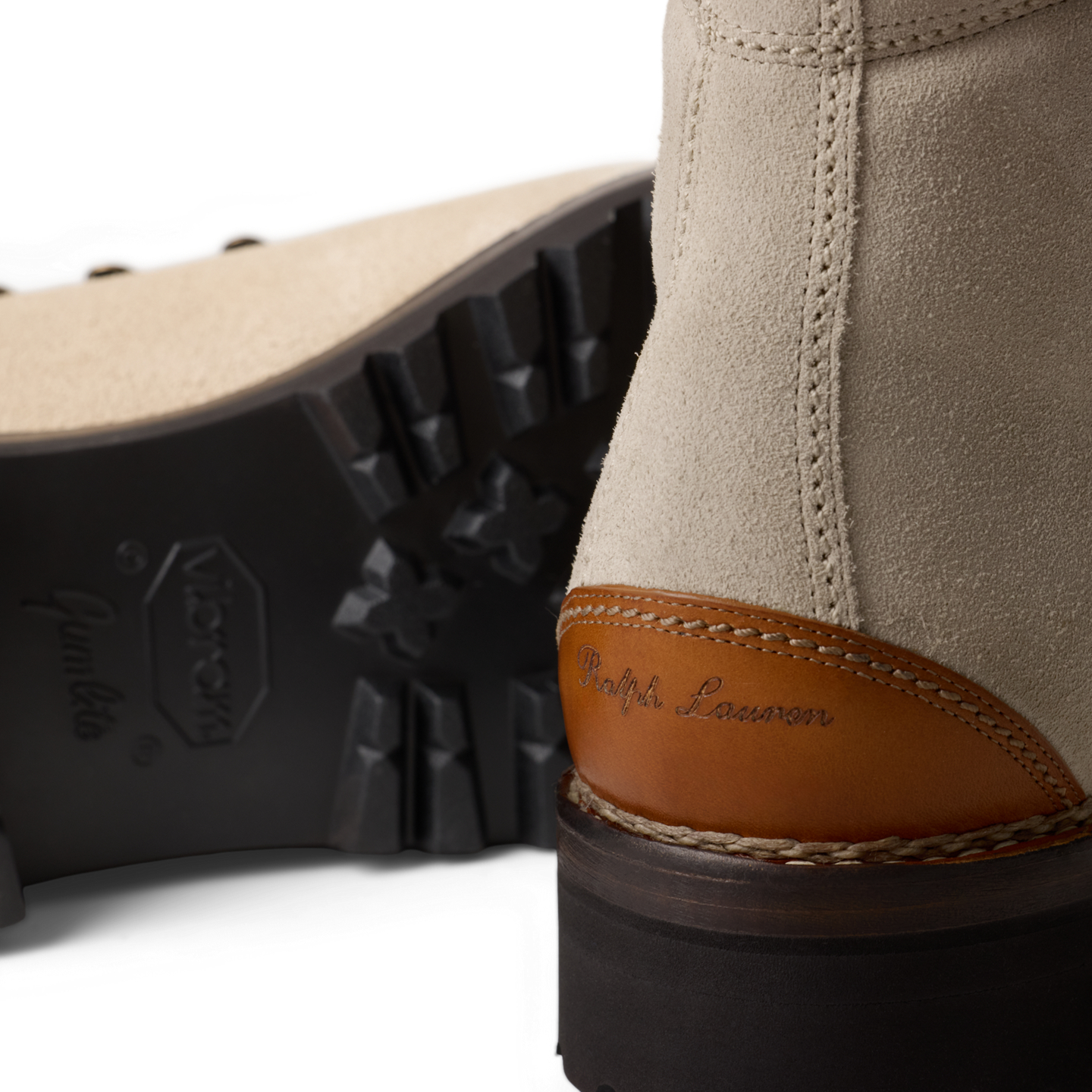 Мужские ботинки Ralph Lauren Darrow Calf-Suede Boot, цвет: Глиняный — фото 4