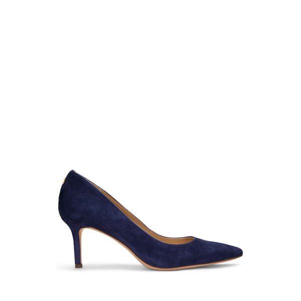 Ralph lauren suede pumps best sale