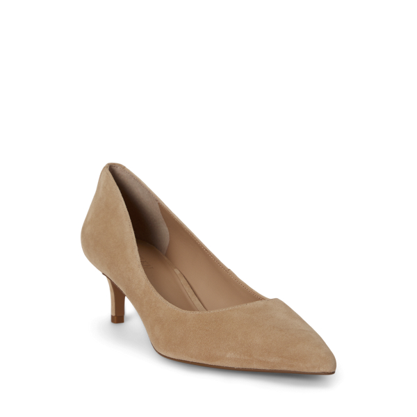 Pumps Adrienne aus Wildleder Lauren in Sandbraun 2