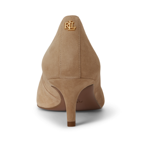 Pumps Adrienne aus Wildleder Lauren in Sandbraun 3