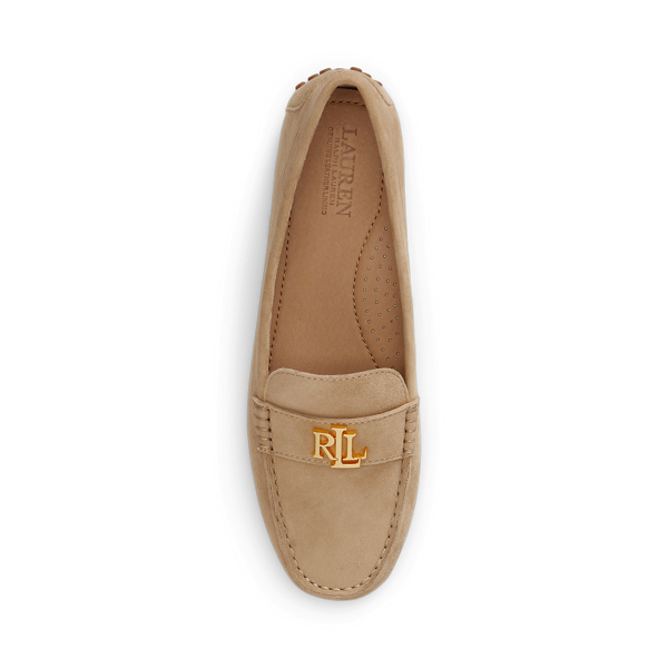Tan Barnsbury Suede Loafer Lauren 4