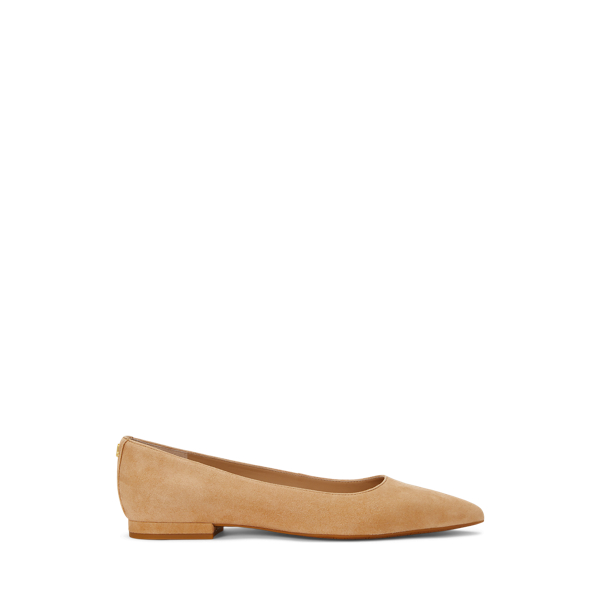 Women s Tan Flat Shoes Ralph Lauren UK