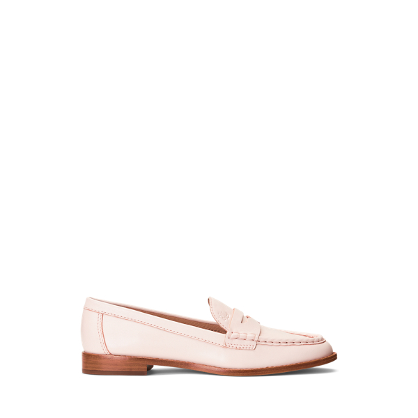 Pink Opal Wynnie Nappa Leather Loafer Lauren 1