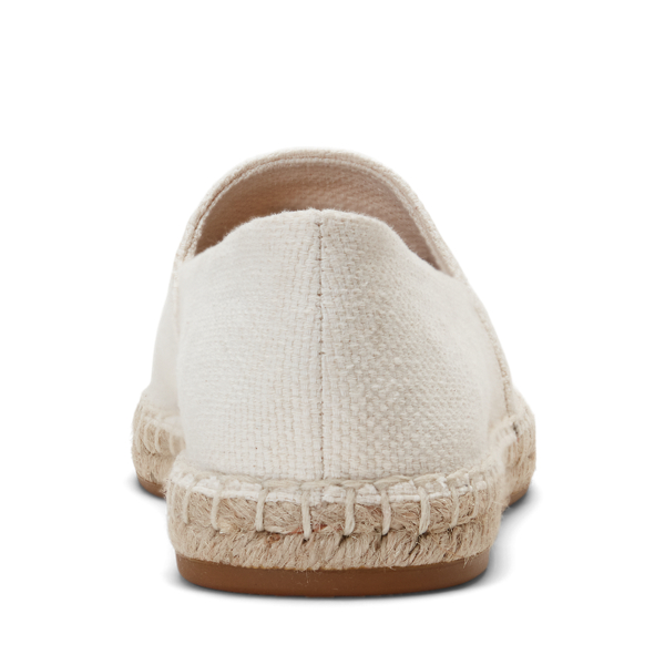 Soft White/Natural Cameryn III Canvas & Leather Espadrille Lauren for summer 3