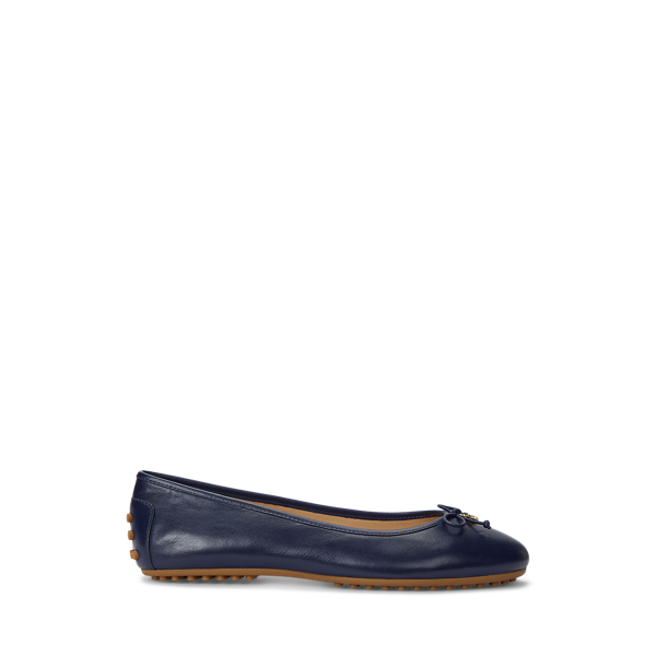 Jayna Nappa Leather Driver Flat Lauren 1