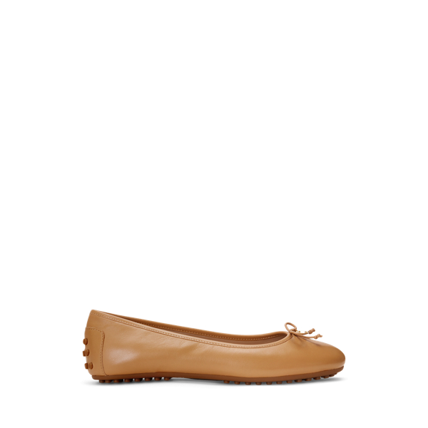 Jayna Nappa Leather Driver Flat