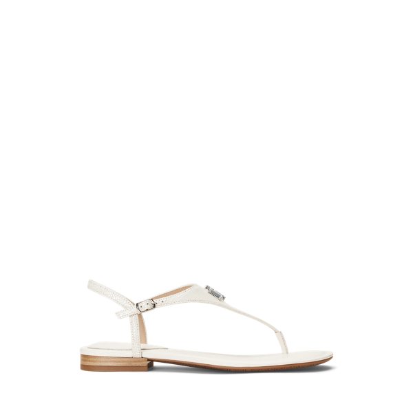 Ellington Lizard-Embossed Sandal