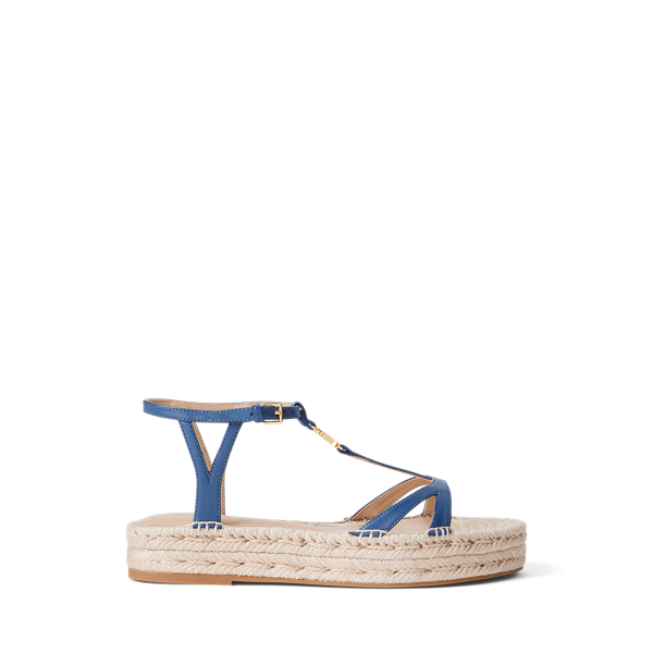 Indigo Dusk Payton Nappa Leather Espadrille Lauren 1