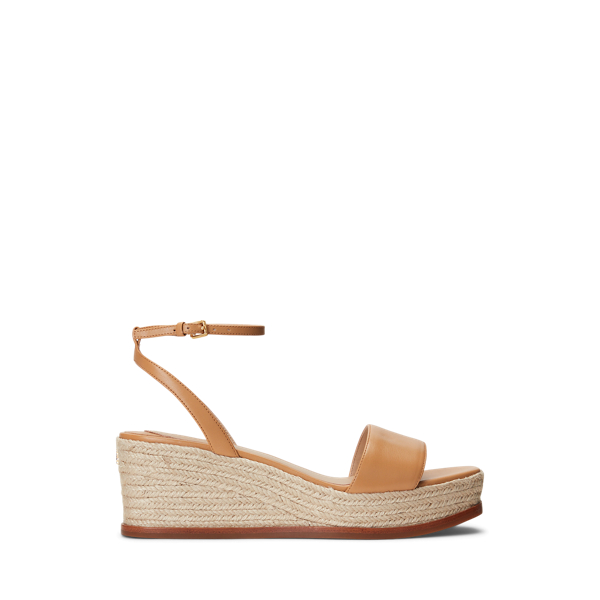 Leona Nappa Leather Espadrille Lauren 1