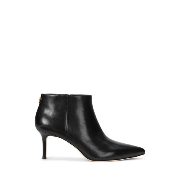 Lizie Burnished Leather Bootie