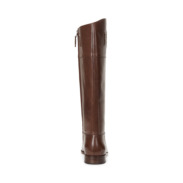 Justine Burnished Leather Riding Boot