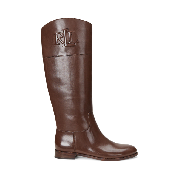 Justine Burnished Leather Riding Boot