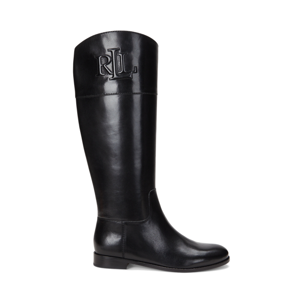 Justine Burnished Leather Riding Boot