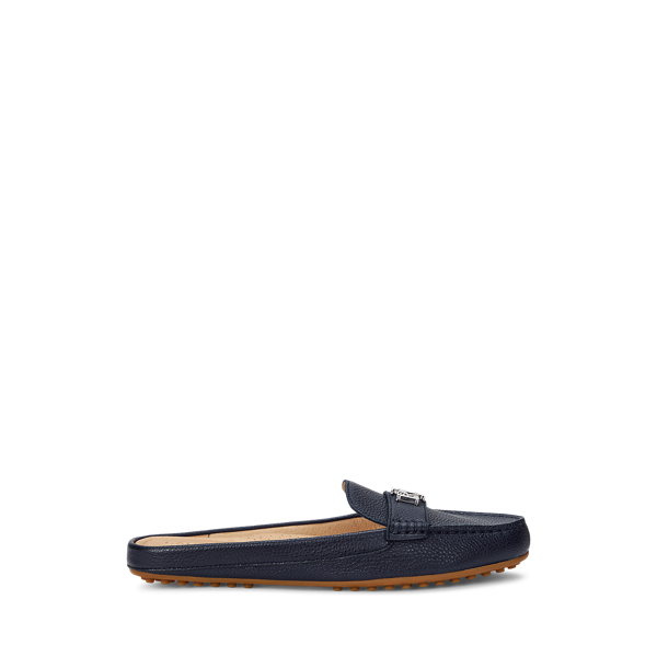 Barnsbury Pebbled Leather Mule for Women Ralph Lauren UAE