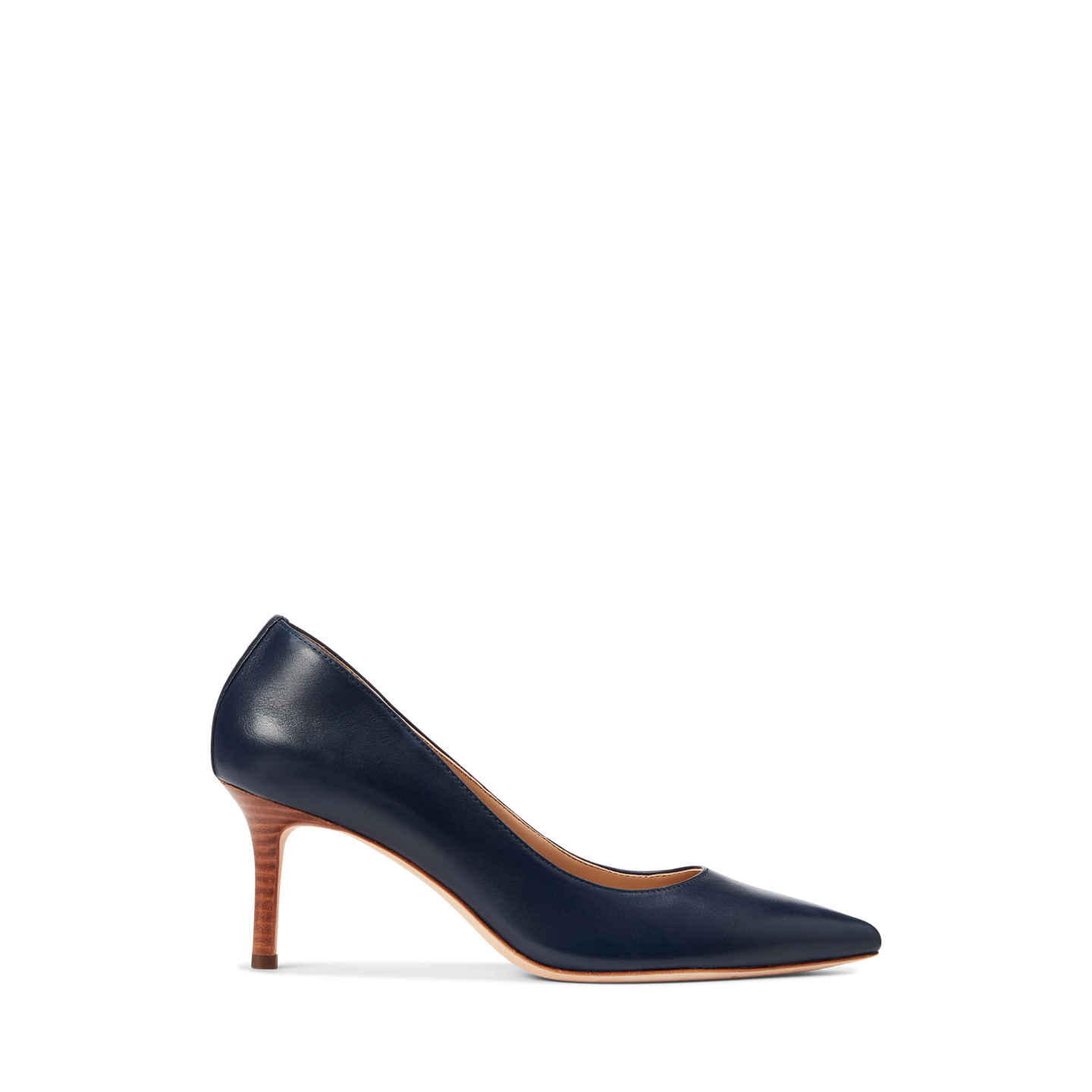 Женские туфли Lauren Ralph Lauren Lanette Nappa Leather, цвет: Тёмно-синий — фото 4