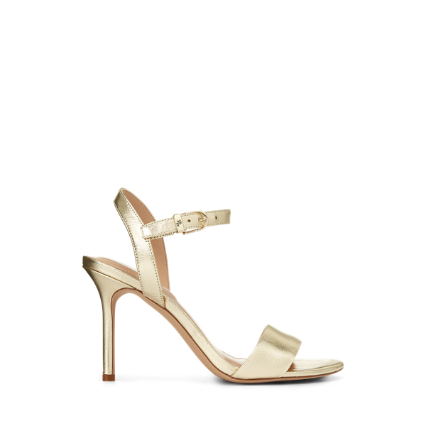 Gwen Metallic Leather Sandal