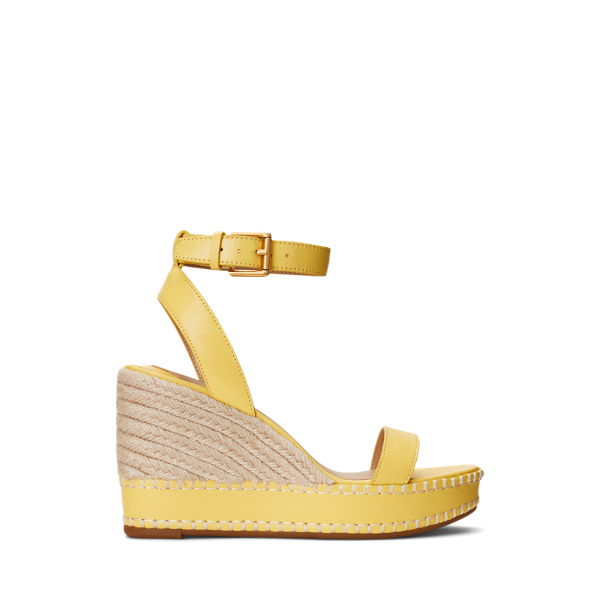 Hilarie Nappa Leather Espadrille